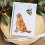 Red Setter Christmas Card, thumbnail 1 of 7