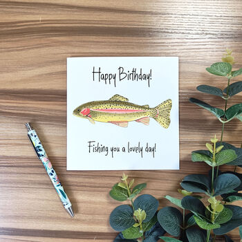 Personalised Fishing Birthday Card, 4 of 6