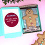 Personalised Gingerbread Man Get Well Soon Letterbox Gift, thumbnail 1 of 3