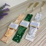 Green Terrazzo Bookmark And Page Holder Giftset, thumbnail 7 of 8
