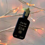 Black And Gold Gin Bottle Xmas Tree Decoration, thumbnail 4 of 6