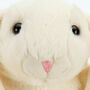 Cream Bunny Bag With Matching Hand Puppet, thumbnail 4 of 5
