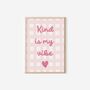 Girls Pastel Floral Affirmationwall Print Set For Bedroom Or Nursery, thumbnail 3 of 6
