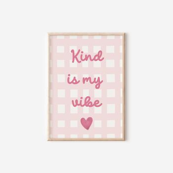 Girls Pastel Floral Affirmationwall Print Set For Bedroom Or Nursery, 3 of 6