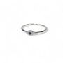 Eye Band Ring, Cz, Rose Or Gold Plated 925 Silver, thumbnail 4 of 8