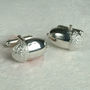 Acorn Cufflinks English Pewter Gifts For Men, thumbnail 2 of 7