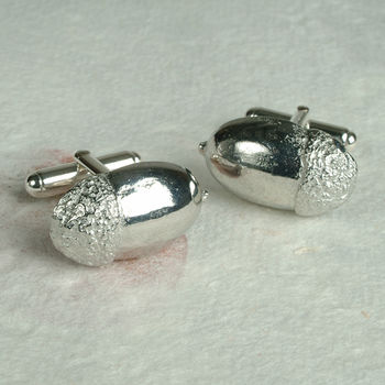 Acorn Cufflinks English Pewter Gifts For Men, 2 of 7