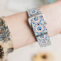 'Moorish' Leather Smartwatch Strap; Handmade Watch Band, thumbnail 2 of 9