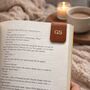 Personalised Vegan Leather Magnetic Bookmark, thumbnail 4 of 8