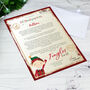 Personalised Elf Surveillance Christmas Letter, thumbnail 1 of 8