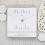 Wedding Knot Necklace Mother Of The Bride, thumbnail 1 of 6