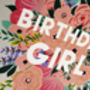 'Birthday Girl' Floral Card, thumbnail 2 of 2