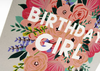 'Birthday Girl' Floral Card, 2 of 2