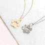 Pet Paw Print Necklace, thumbnail 2 of 5