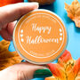 Silver Halloween Earrings, Pumpkin Studs In A Gift Tin, thumbnail 6 of 8