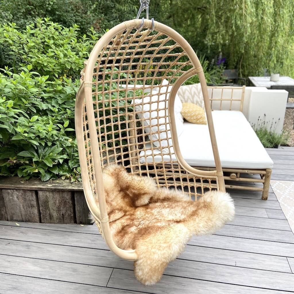Hanging Rattan Chair, 1 of 3