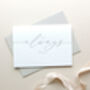 'It's Always Been You' Letterpress Greetings Card, thumbnail 2 of 2