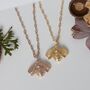 Bee Necklace, Sterling Silver And Rose Gold Plated, thumbnail 2 of 10