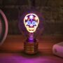 Cordless Edison Calavera Lightbulb, thumbnail 2 of 4