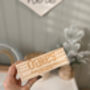Personalised Safari Wooden Domino Toy Set, thumbnail 8 of 9