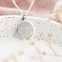 Present Over Perfect Engraved Sterling Silver Necklace, thumbnail 3 of 11