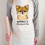 Personalised Happiness Is Your Dog And Food Apron, thumbnail 2 of 12