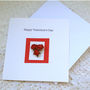 Valentines Card With Red Roses, thumbnail 1 of 3