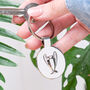 Personalised Trophy Keyring With Reverse Engraving, thumbnail 1 of 4