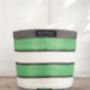 Eco Striped Recycled Plant Holder, thumbnail 7 of 7