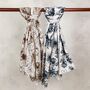 Flower Petal Sketch Scarf, thumbnail 1 of 6