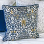 Blue Indigo Snakeshead William Morris 18' Cushion Cover, thumbnail 5 of 8