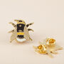 British Bee Enamel Pin Badge, thumbnail 1 of 8