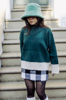 Green Colour Block Jumper, 6 of 6