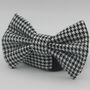 Houndstooth Dog Bow Tie, thumbnail 1 of 10