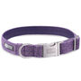 Sasha's Purple Harris Tweed Dog Collar, thumbnail 2 of 5