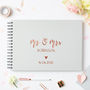 Personalised Calligraphy Wedding Guest Book, thumbnail 1 of 10