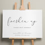 Romantic Wedding Menu Sign 'Samantha', thumbnail 2 of 9