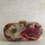 Pink Floral Oval Clutch Bag, thumbnail 1 of 10