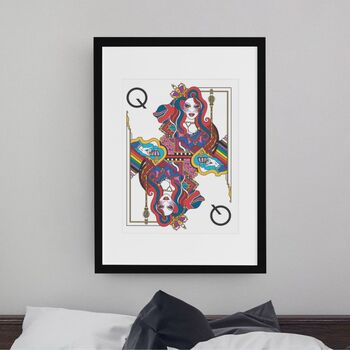 Drag Queen Playing Card Art Print, 4 of 5