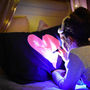 Interactive Glow In The Dark Love Heart Pillowcase, thumbnail 1 of 8