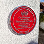 Personalized Large Fun Heritage Gift Blue Plaque, thumbnail 3 of 4