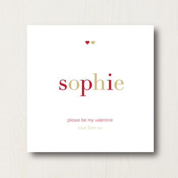 Personalised Best Friend Valentine's Card, 2 of 2