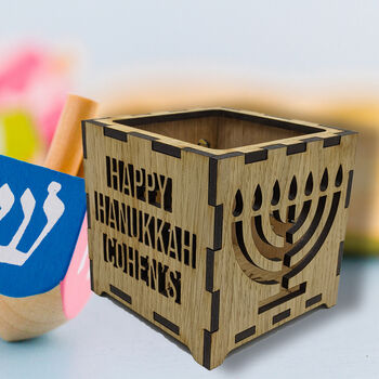 Hanukkah Chanukah Lantern With Gift, 9 of 10