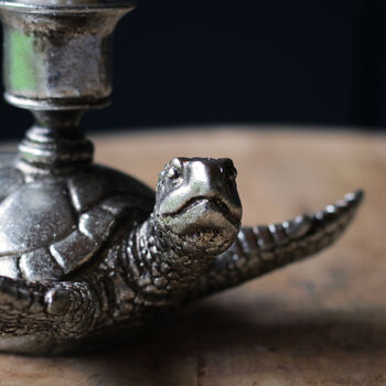 Silver Turtle Candlestick, 2 of 4