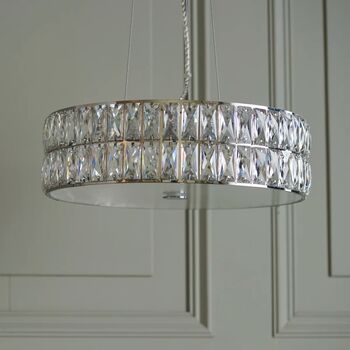 Kelvin Five Light Crystal LED Chandelier, 3 of 10