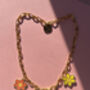 Hand Beaded Daisy Chain Flower Necklace, thumbnail 2 of 10
