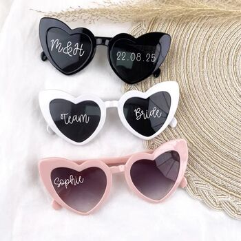 Personalised Heart Shaped Sunglasses, 2 of 2