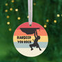 Personalised Bouldering Christmas Tree Decoration, thumbnail 3 of 5