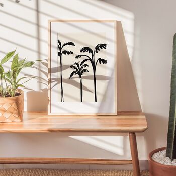 Minimalist Palm Tree Art Print, 2 of 6