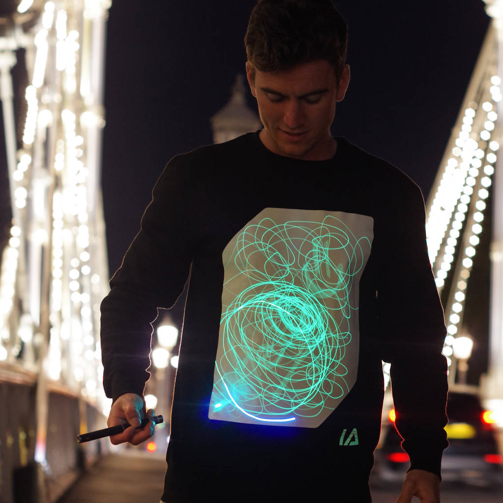 Unisex Interactive Glow In The Dark Sweatshirt, 1 of 4